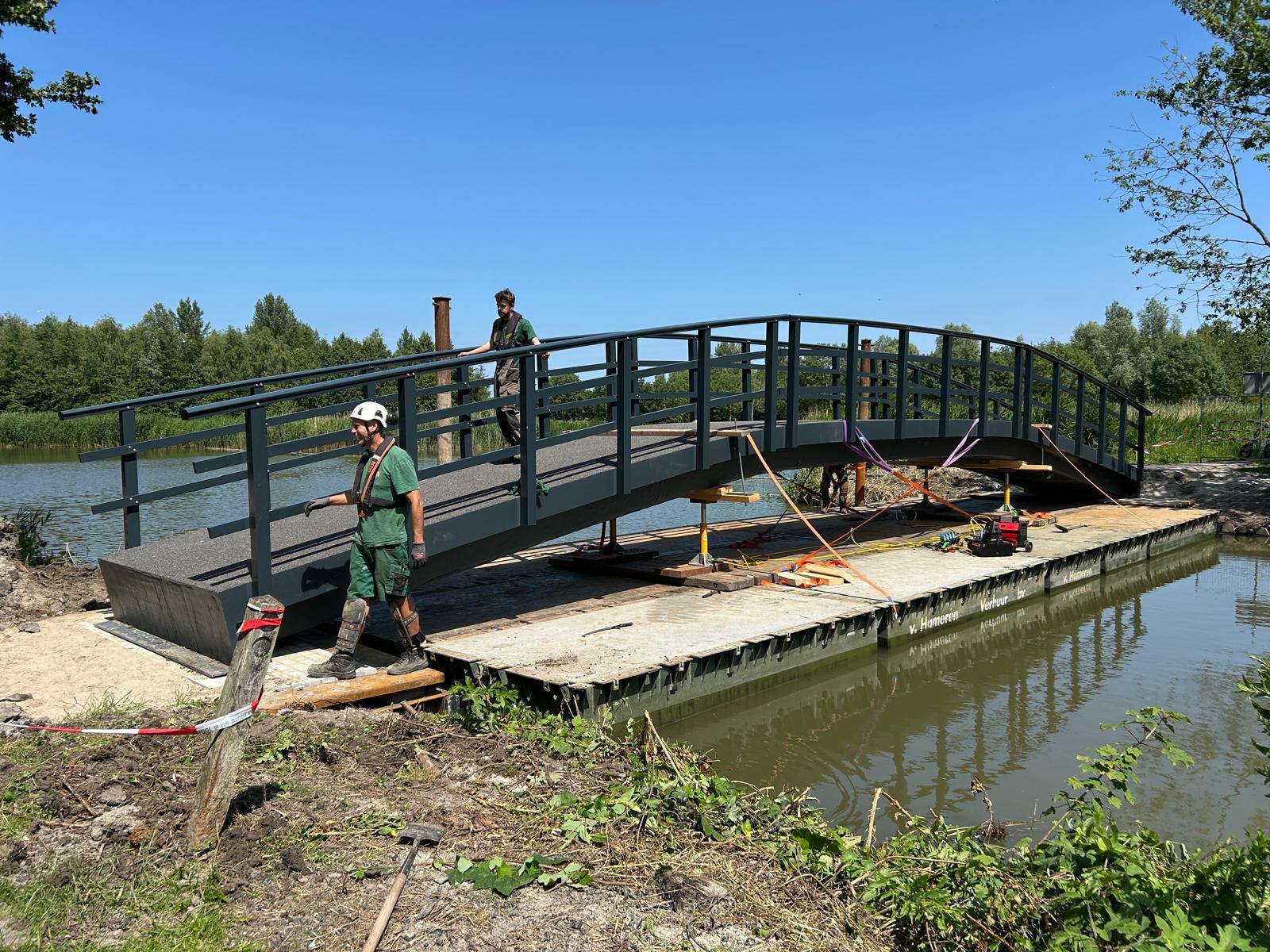 Fiets- en voetgangersbrug recreatiegebied Het Streekbos (3)