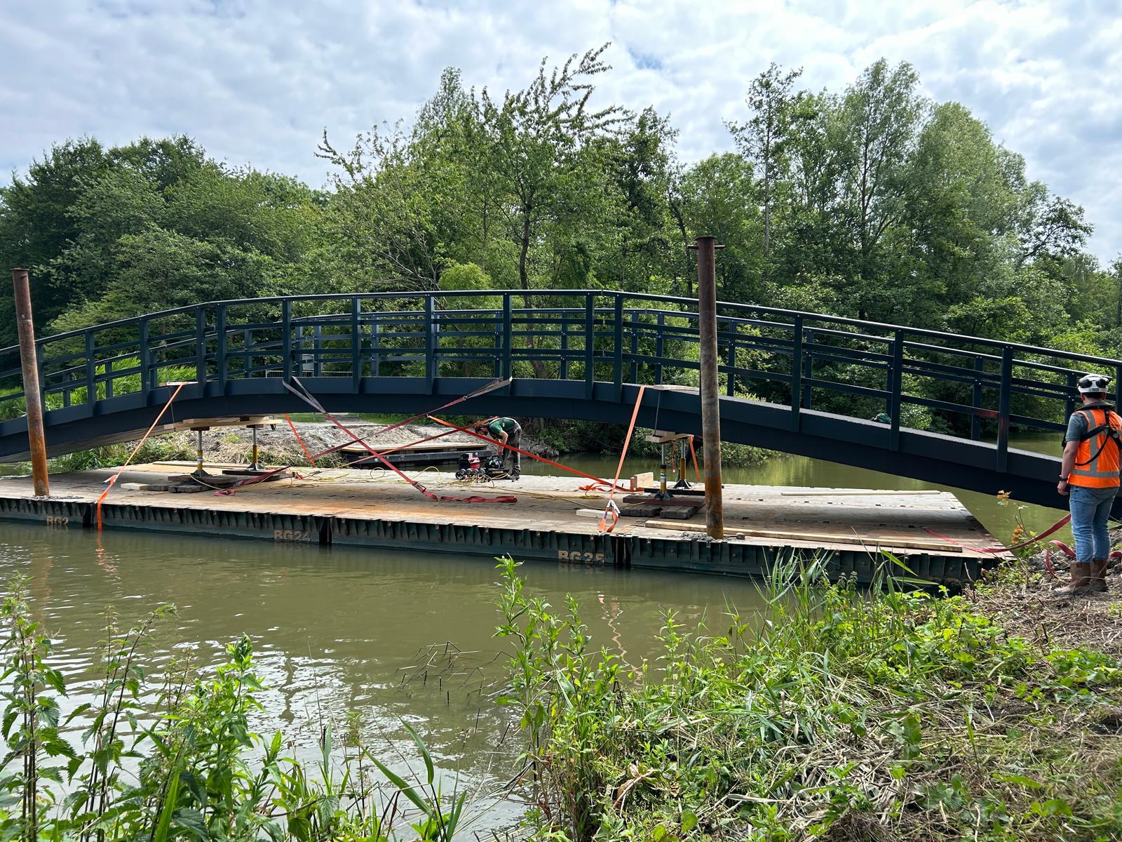 Fiets- en voetgangersbrug recreatiegebied Het Streekbos (8)