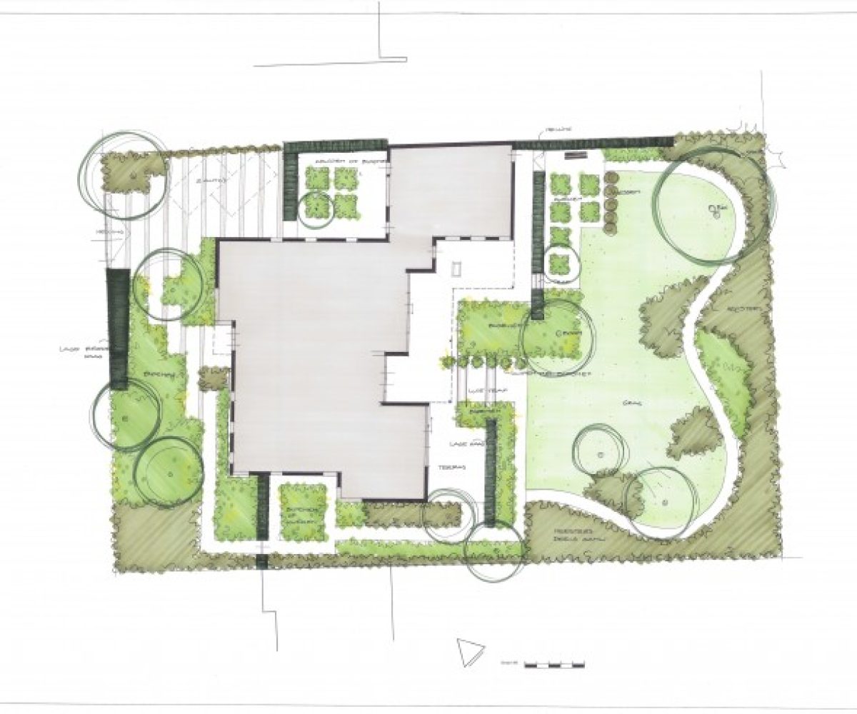 Ontwerp tuin Buro Mien Ruys