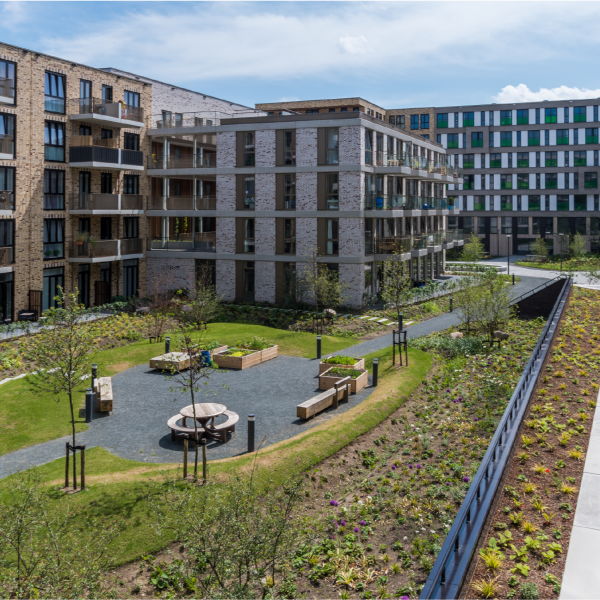 Binnentuin ontworpen door Smit Groenadvies